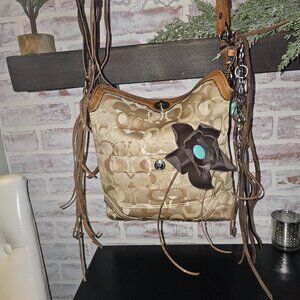 Coach upcycled crossbody handbag purse
